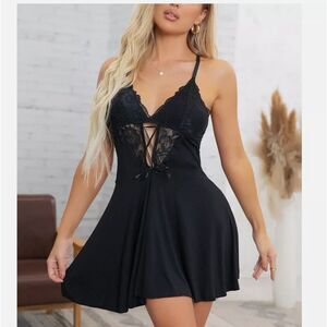 Women Sexy Lingerie Lace Nightwear Underwear Ladies Dress Babydoll Sleepwear